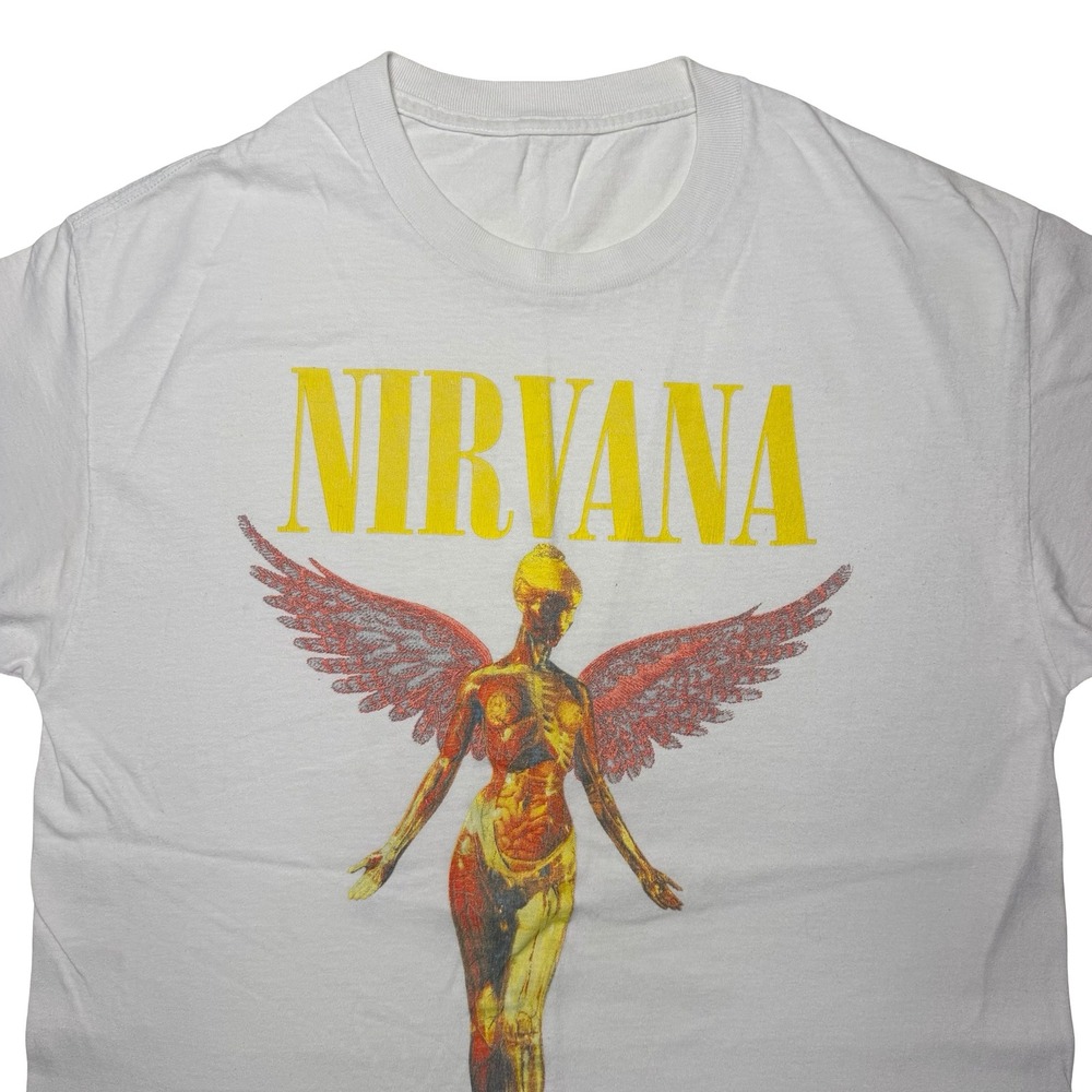 Nirvana In Utero retro music band shirt